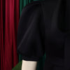 Elegant Party Dresses for Woman 2024 Luxury Bow Collar Short Sleeve High Waisted A Line Pleated Ankle Length Birthday Party Robe