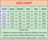 Plus Size 1XL-5XL Women's Casual Outfits Two Piece Set Solid Round Neck Tank Top  Wide Leg Pants Outfits 2 Piece Set