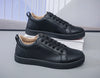 Men's Red Soled Casual Shoes Four Seasons Minimalist Board Shoe Mens Spring and Autumn Genuine Leather Sports Shoes Sneakers