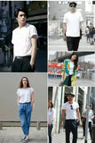 Summer Plus-size New Fashion Print Pure Cotton T-shirt Unisex Loose and Comfortable Suitable for Sports and Couples
