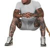 Men's T-shirt and shorts set, short-sleeved T-shirt and shorts set, two-piece set, beach sportswear