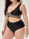 Plus Size Swimwear Women 2025 Swimsuit Tankini Black Big Large Chubby Summer Swimdress Bikini Beachwear Mujer Bathing Suit 4XL