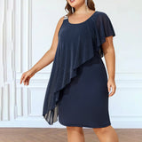 Plus Size Formal Occas Long Dress for Women Clothing Large Size Sexy Skirt Female Evening Party Vestidos Oversized Elegant Dress