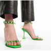 Star style Summer Transparent Women Sandals Fashion Crystal Clear heeled Female Party Prom Shoes High heels Gladiator Sandals