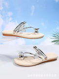 2023 New Butterfly Toe Sandals, Beach Sandals, Occidental Slippers, Chinese Feminis  Wedding Shoes Bride  Womens Shoes