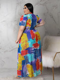 Blouses for Women Fashion 2025 Summer Lady Elegant Chiffon Blouse Plus Size Dress Tops 4xl 5xl Wholesale Bulk Dropshipping