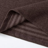 2-piece plus size men's fall/winter thermal underwear set fashion simple sleeve striped long-sleeved trousers casual pajamas set