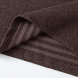2-piece plus size men's fall/winter thermal underwear set fashion simple sleeve striped long-sleeved trousers casual pajamas set