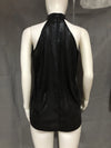 Plus Size Sexy Bright Silk Off Shoulder T Shirt Women Oversize Sleeveless Bottoming Shirt Ladies Tee Shirt Tops Camisetas Mujer