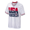 Oversize Men's And Women's Sports Tops USA Printed Street Casual Hip-hop Style V-neck Short Sleeved T-shirt 2024 Summer New Item