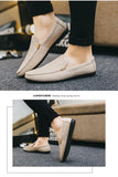 Spring Summer Men Loafers mens Shoes Casual Light Canvas Youth Flat Shoes Breathable Fashion Footwear New On Sale