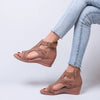 Sandals Women's High Heel Wedge Fashion Womens Shoes Comfort Luxury Sandals Women Designers Outdoor Beach Shoes 2023