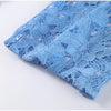 Plus Size Women's Stretch Denim Jeans With Cut-Out Lace Splicing Summer New High Waist Wide Pants Elegant Female Chic Trousers