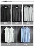 Plus Size Summer Men Clothing Tank Tops Sweatshirt Sleeveless Tops Hoodie Vest Workout Fitness Mens T Shirt Workout Hip Hop Vest