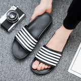 Plus Size Men Indoor Home Slippers Male Soft Comfortable Bath Slipper Men's EVA Flat Thick Platform Outdoor Beach Sandals Summer