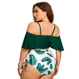 Plus Size Swimwear Women 2025 Swimsuit Tankini Black Big Large Chubby Summer Swimdress Bikini Beachwear Mujer Bathing Suit 4XL