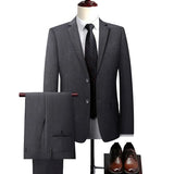 2025 new model men High quality four-sided stretch Suit Formal  Jacket + Trousers 2-piece suit Men's Business suit size 5XL