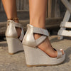 Women High Heels Sandals Women Summer Wedges Platform Fashion Slippers Walking Slides Outdoor Pumps Flip Flops Chaussures Femme