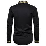 2025 Men's Summer Casual Long Sleeve Shirts Slim Fit Turn Down Collar Shirts Formal Office Business Shirts for Men Tops Big Size