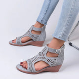 Sandals Women's High Heel Wedge Fashion Womens Shoes Comfort Luxury Sandals Women Designers Outdoor Beach Shoes 2023