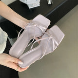 Sexy Women High Heels Slippers Designer Heeled Sandals Woman Shoes 2025 Summer Stilettos Pumps Elegant Shallow Chaussures Femme