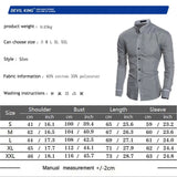 Men's Luxury Casual Formal Shirt Long Sleeve Slim Fit Business Dress Shirts Tops