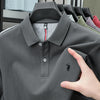 100% pure cotton summer new fashionable men's shortsleeved luxury customized business polo shirt exquisite embroidery Tshirt top