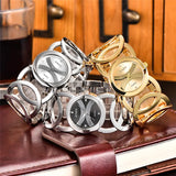 Women Big Brand Original XINEW 6438 Watches Ladies Casual Golden Luxury Quartz Bracelets Watch Relogios Feminino Fashions 2024