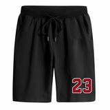 Mens Shorts Sports Printing Jogging Short Trouser Casual Versatile Man Shorts Hot Sales Lightweight Knee Shorts Summer Fitness