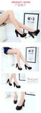 High Heels Shoes Women White Wedding Shoes Thick 10 CM Heels Fashion Party Pumps Footwear Black Red Round Zapatos De Mujer