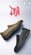 Mens  Shoes Slip on Soft Loafers Non Slip Breathable Driving Flats Spring Walking Office Work Shoes Mocassin Homme