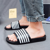 Plus Size Men Indoor Home Slippers Male Soft Comfortable Bath Slipper Men's EVA Flat Thick Platform Outdoor Beach Sandals Summer