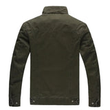 Spring Autumn New 100% Cotton Men Outwear Fashion Casual Outdoor Jacket Mens Brand High-Quality Jackets Coat Men Bomber Jacket