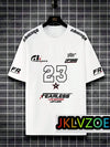 Mens Fashion Plus Size Racing Tshirt Casual Street Style Motorcycle Graphic Tees Breathable Loose 3D Short Sleeve Top Streetwear