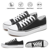 Sneakers for Women Low Top Canvas Shoes Men Fashion Durable Breathable Sneakers Slip on Casual Flats Zapatillas De Deporte
