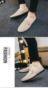 Spring Summer Men Loafers mens Shoes Casual Light Canvas Youth Flat Shoes Breathable Fashion Footwear New On Sale