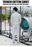 Plus Size 5XL 6XL Men's Tracksuit Autumn Clothes Sportswear Two Piece Set Men Jacket Sweatpants Male Sweatsuit Sports Suits Sets