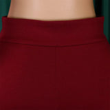 Sexy Skirts for Women Bodycon High Waisted Zipper Closure Ruffles Mid Calf Fashion Elegant African Office Work Pencil Skirts New