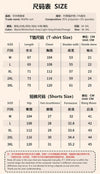2025 new casual sportswear for men summer two-piece clothing short-sleeved round neck and shorts two fashionable clothes