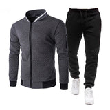 2025 New Mens Tracksuit Set Two Piece Tracksuit Men Sports Wear Fashion Jogging Suit Autumn Winter Men Outfits Gym CLothes Men