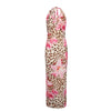 Women's Clothing Dress New Summer Sexy Backless Print Leopard V-Neck Dresses Streetwear Fashion Halter Lace-up Dresses Clothing