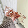 Women's Round Frame Myopia Glasses Vintage Transparent Minus Diopter Glasses Unisex Trend Blue Light Blocking Near Sight Eyewear