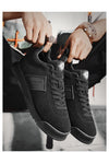 2025 New Shoes for Men Leather Casual Shoe Fashion Lace-up Leisure Striped Flat Shoes for Man Spring Autumn Cool Loafers