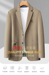 plus Size Men's Fashion Suit 2025 High Quality Slim Fit Solid Color Hipster Casual Coat for Spring Autumn
