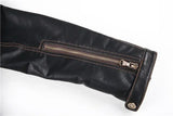 PLUS Size Leather Coats Male Luxury Brand Winter Mens Fashion Motorcycle PU Leather Jacket Cool Zipper Pockets Leather Jacket