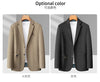plus Size Men's Fashion Suit 2025 High Quality Slim Fit Solid Color Hipster Casual Coat for Spring Autumn