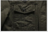 Spring Autumn New 100% Cotton Men Outwear Fashion Casual Outdoor Jacket Mens Brand High-Quality Jackets Coat Men Bomber Jacket