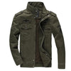 Spring Autumn New 100% Cotton Men Outwear Fashion Casual Outdoor Jacket Mens Brand High-Quality Jackets Coat Men Bomber Jacket