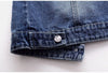 Denim Women Vest Luxury Pearls Fashion Ripped Autumn Jeans Jacket New Causal Waistcoats S-5XL
