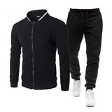2025 New Mens Tracksuit Set Two Piece Tracksuit Men Sports Wear Fashion Jogging Suit Autumn Winter Men Outfits Gym CLothes Men